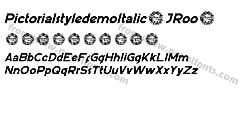 PictorialstyledemoItalic-JRoo7Preview