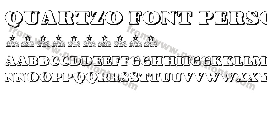 QUARTZO FONT PERSONAL USEPreview