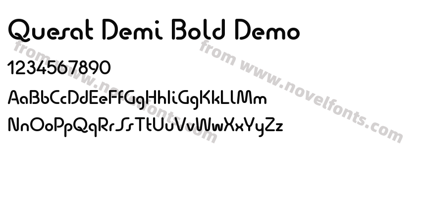 Quesat Demi Bold DemoPreview