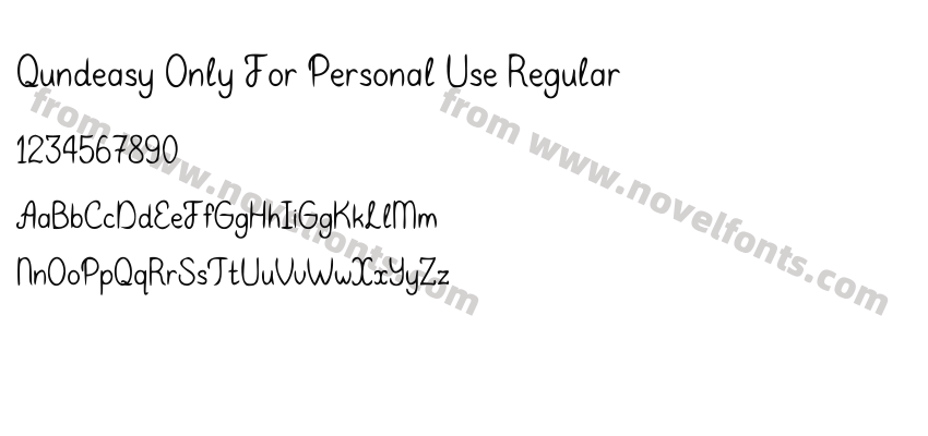 Qundeasy Only For Personal Use RegularPreview