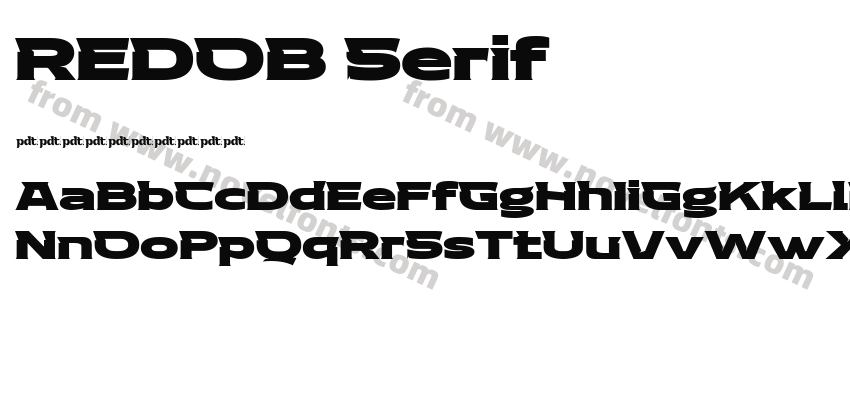 REDOB SerifPreview