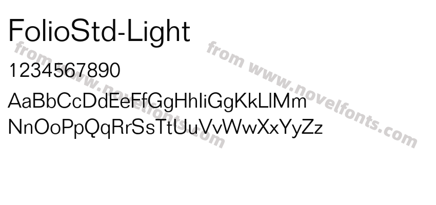 Folio Std LightPreview