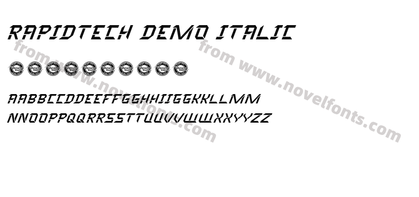 Rapidtech Demo ItalicPreview