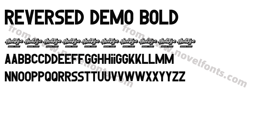 Reversed Demo BoldPreview