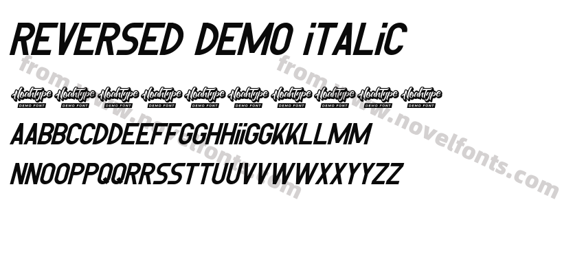 Reversed Demo ItalicPreview