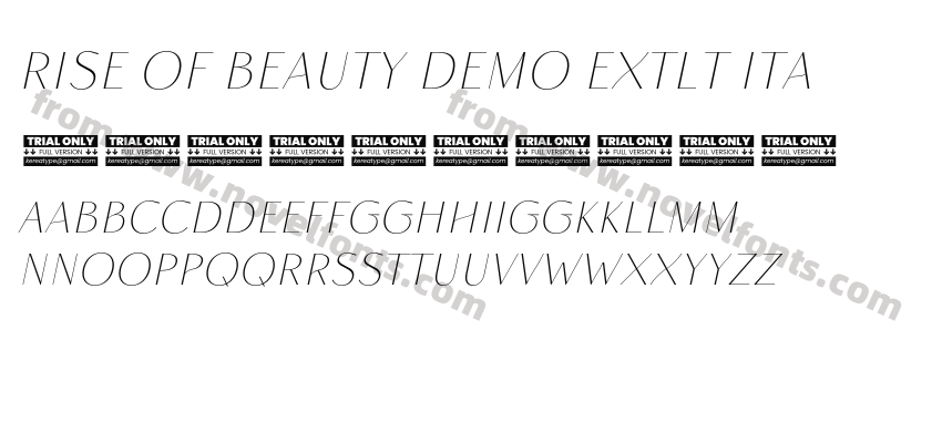 Rise of Beauty Demo ExtLt ItaPreview