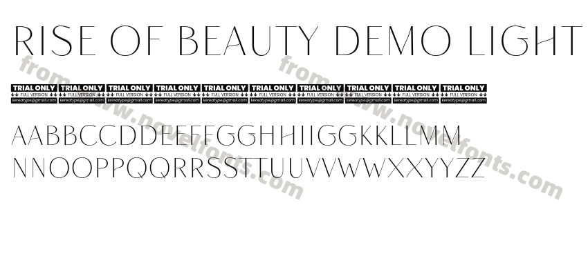 Rise of Beauty Demo LightPreview