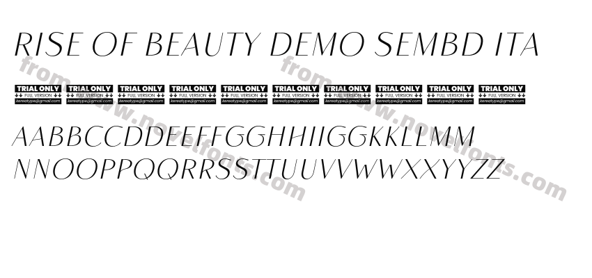 Rise of Beauty Demo SemBd ItaPreview