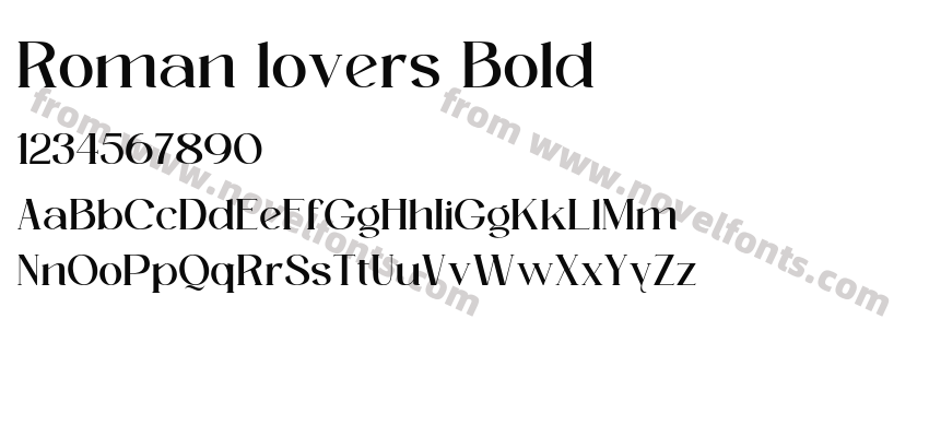 Roman lovers BoldPreview