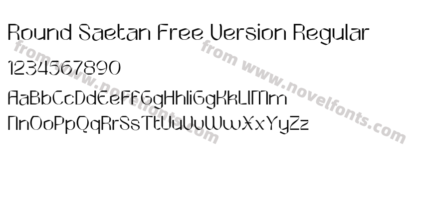 Round Saetan Free Version RegularPreview