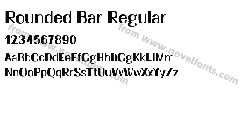 Rounded Bar RegularPreview