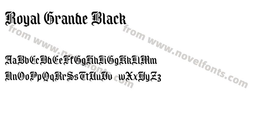 Royal Grande BlackPreview