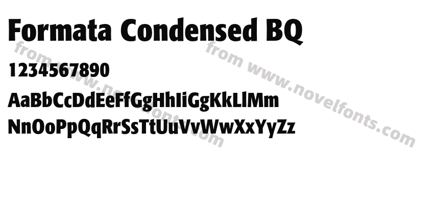 Formata Condensed BQPreview