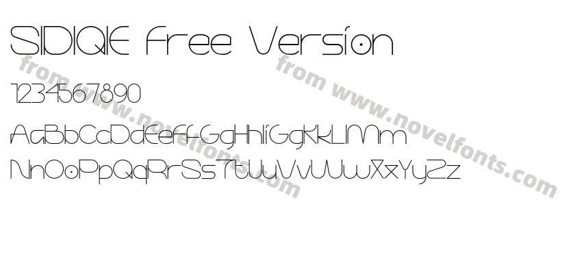 SIDIQIE Free VersionPreview