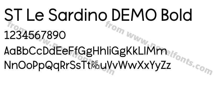 ST Le Sardino DEMO BoldPreview