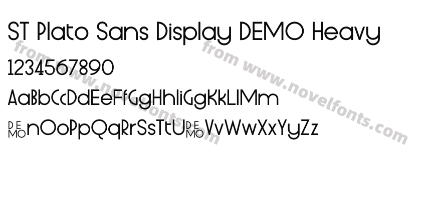 ST Plato Sans Display DEMO HeavyPreview