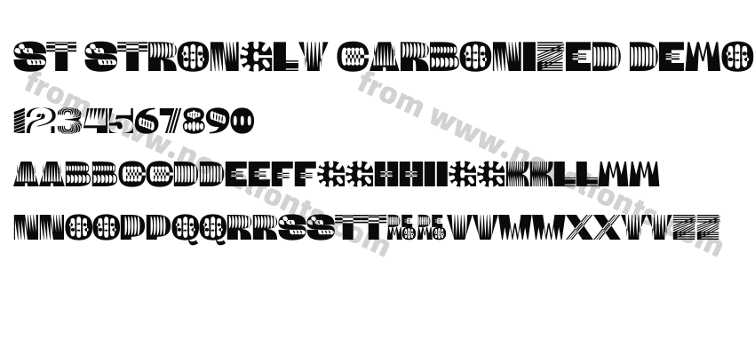 ST Strongly Carbonized DEMO RegularPreview