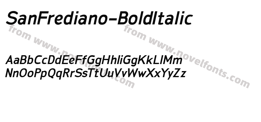 SanFrediano-BoldItalicPreview