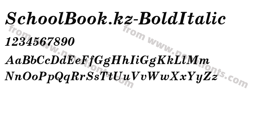 SchoolBook.kz-BoldItalicPreview