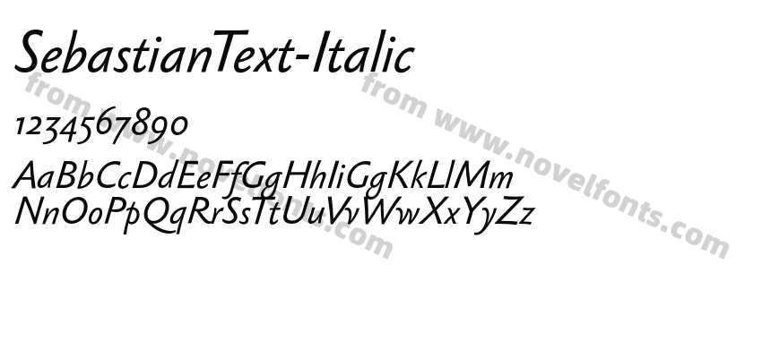 SebastianText-ItalicPreview