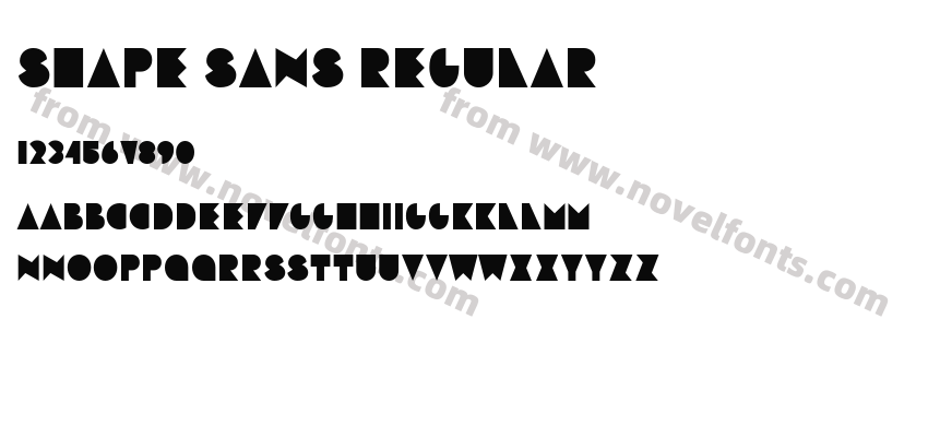 Shape Sans RegularPreview