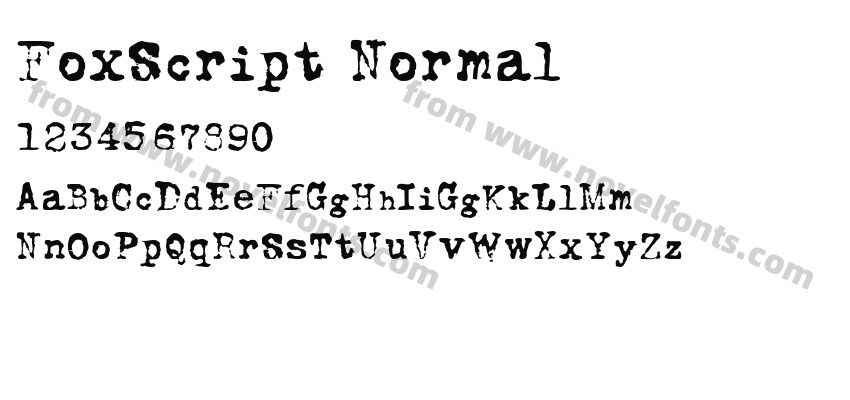 FoxScript NormalPreview