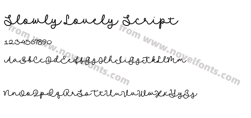 Slowly Lovely ScriptPreview