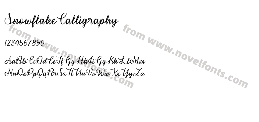 SnowflakeCalligraphyPreview