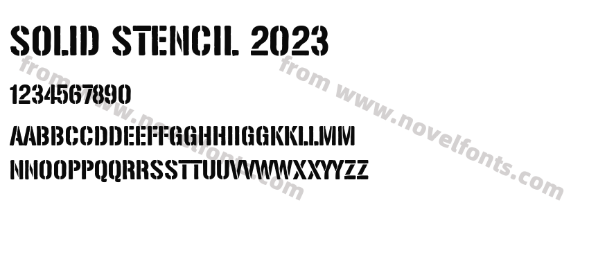 Solid Stencil 2023Preview