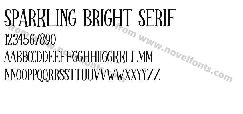 Sparkling Bright SerifPreview