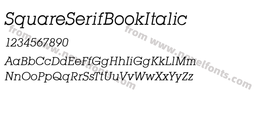 SquareSerifBookItalicPreview