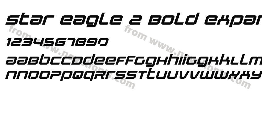 Star Eagle 2 Bold Expand ItalPreview