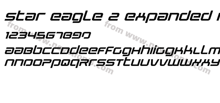 Star Eagle 2 Expanded ItalicPreview