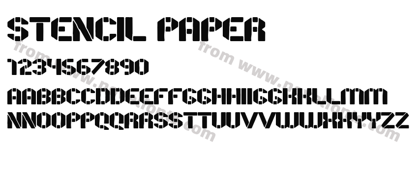 Stencil PaperPreview