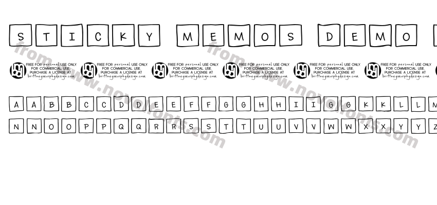 Sticky Memos Demo PlainPreview