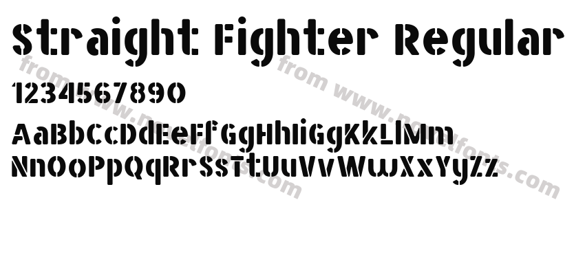 Straight Fighter RegularPreview