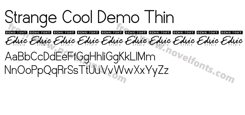 Strange Cool Demo ThinPreview