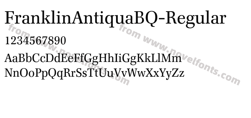 FranklinAntiquaBQ-RegularPreview