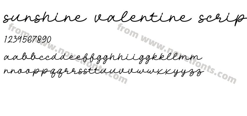 Sunshine Valentine ScriptPreview