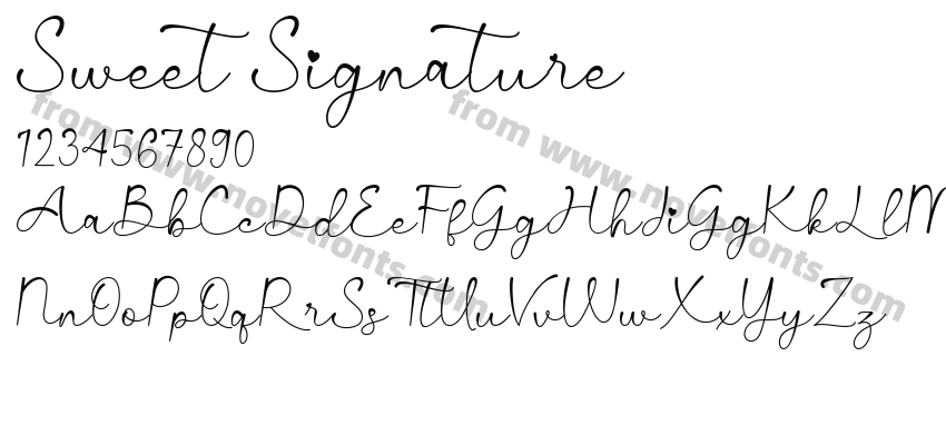 Sweet SignaturePreview