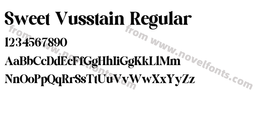 Sweet Vusstain RegularPreview