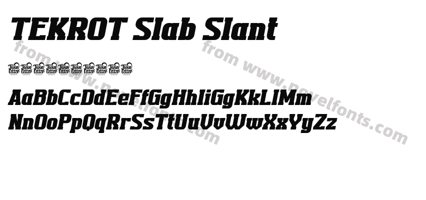 TEKROT Slab SlantPreview