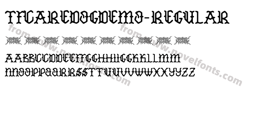 TFCaredogDEMO-RegularPreview