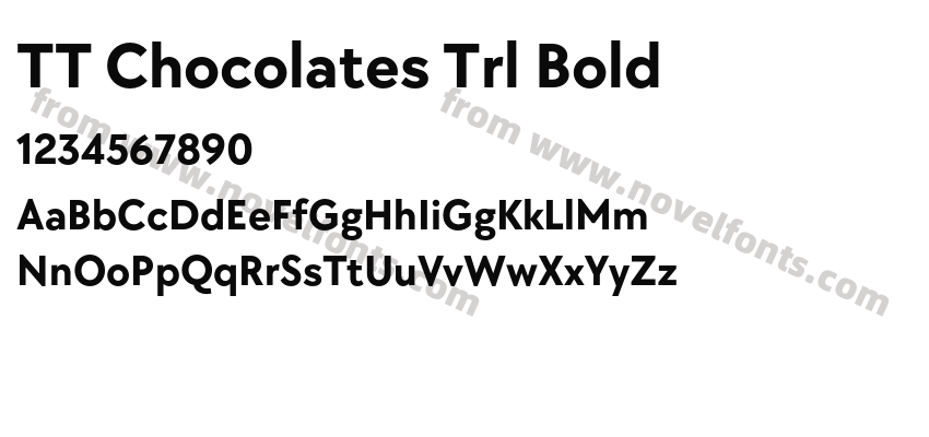 TT Chocolates Trl BoldPreview