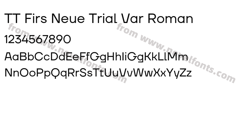 TT Firs Neue Trial Var RomanPreview