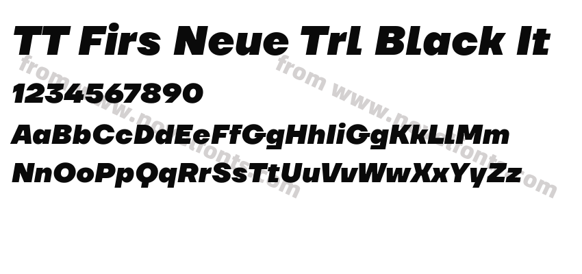 TT Firs Neue Trl Black ItPreview