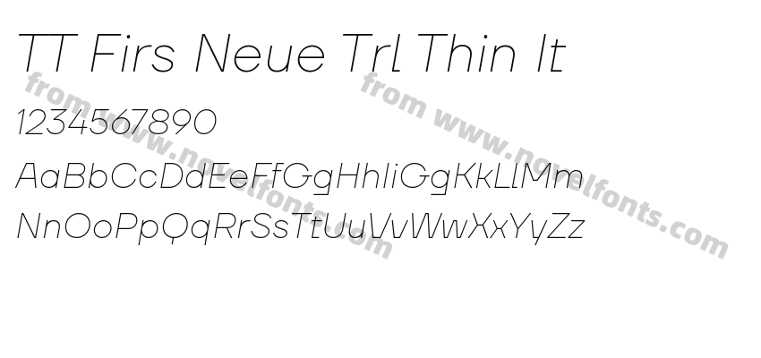 TT Firs Neue Trl Thin ItPreview