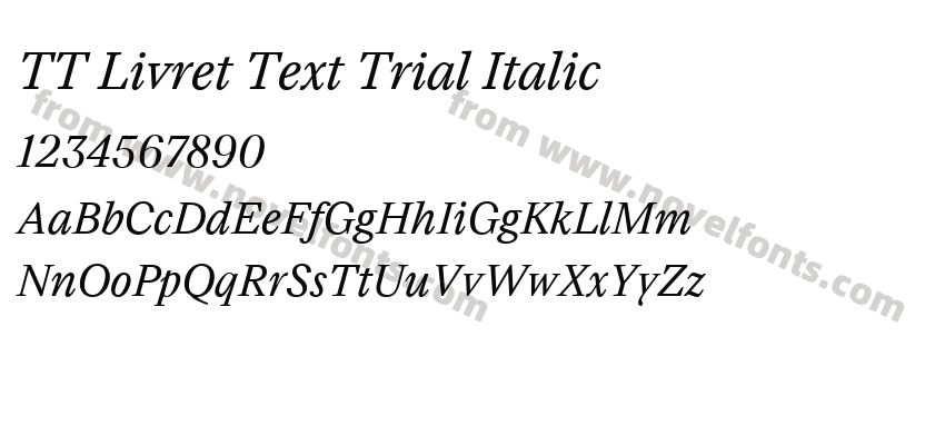 TT Livret Text Trial ItalicPreview