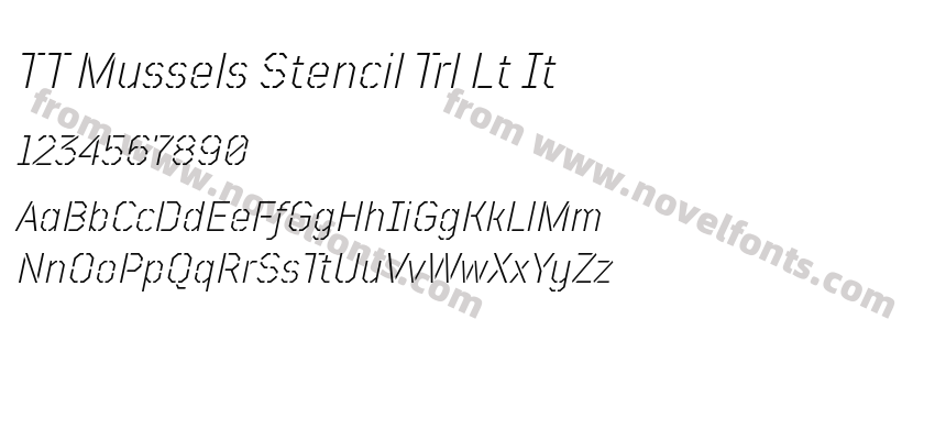 TT Mussels Stencil Trl Lt ItPreview