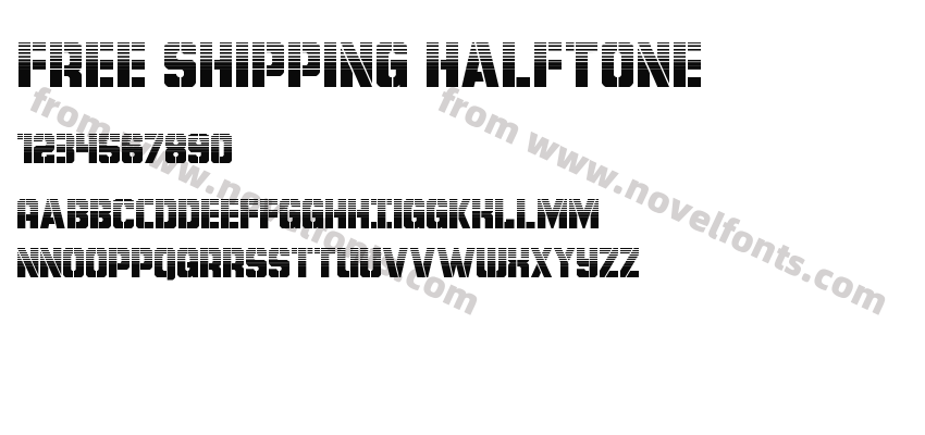 Free Shipping HalftonePreview